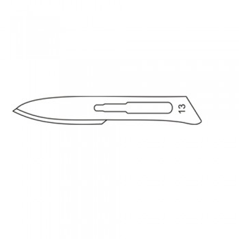 Scalpel Blade No. 13 Pack of 100 Stainless Steel,